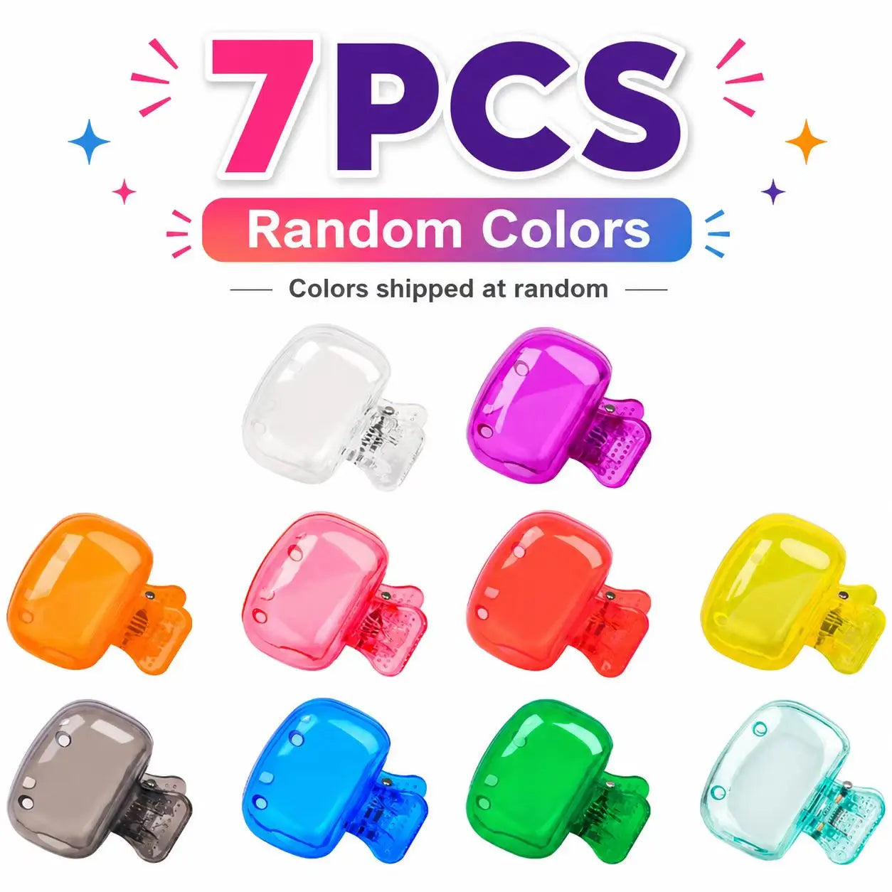 3/5/7Pcs Random Style Toothbrush Head Covers Portable Dustproof Travel Protective Caps