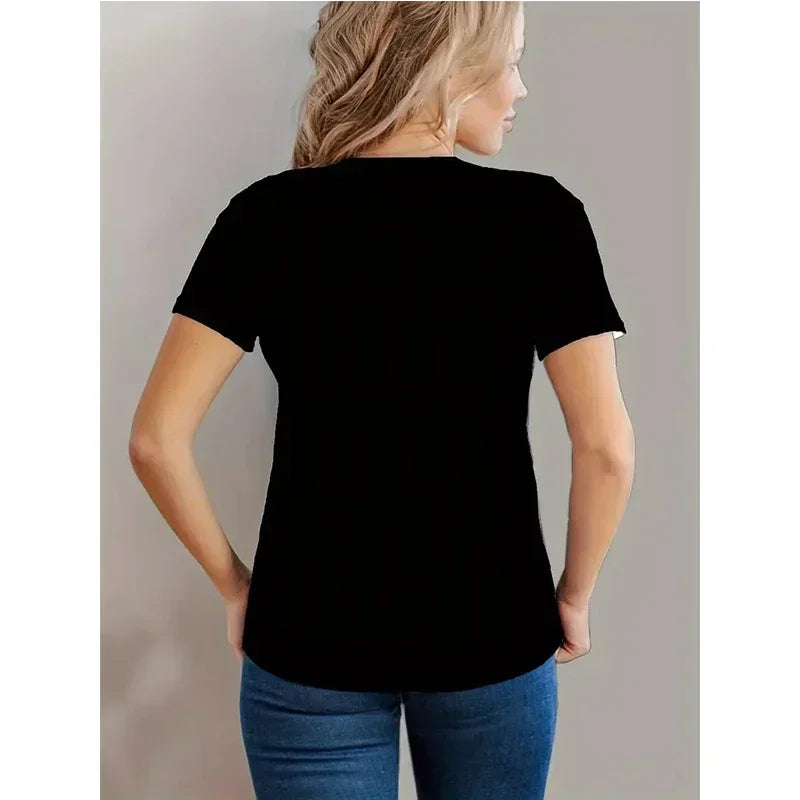 Women's Casual T-shirt Slogan "If My Mouth Doesn't Say It, My Face Definitely Will!!" Letter Printed Round Neck Tees Tops Tshirt