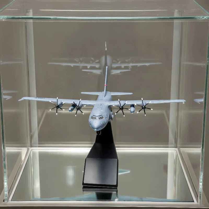 US Air Force C130 Hercules Transport Aircraft 1/200 Scale Alloy Finished Military Fighter Replica Model For Collectors Display