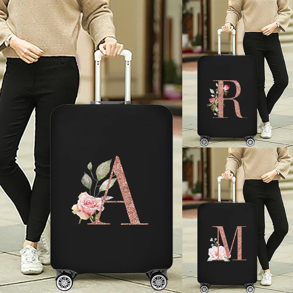 Stretch Luggage Covers 18-32 Protector Travel Luggage Suitcase Protective Cover Rose Gold Series Dust Covers Travel Organizer