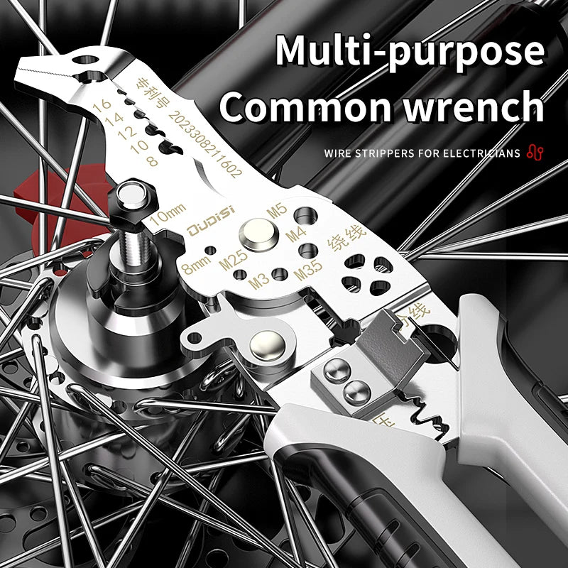 Multi-Function Professional Elbow Wire Stripper Pliers Crimping Tool Electrician Tool Wire Crimper Cutter Wiring Tools Hand Tool