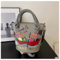 2026 New Large Capacity Commute Stylish Design Crossbody Bags Fashion Zipper Sewing Thread Sweet PU Women's Shoulder Bags