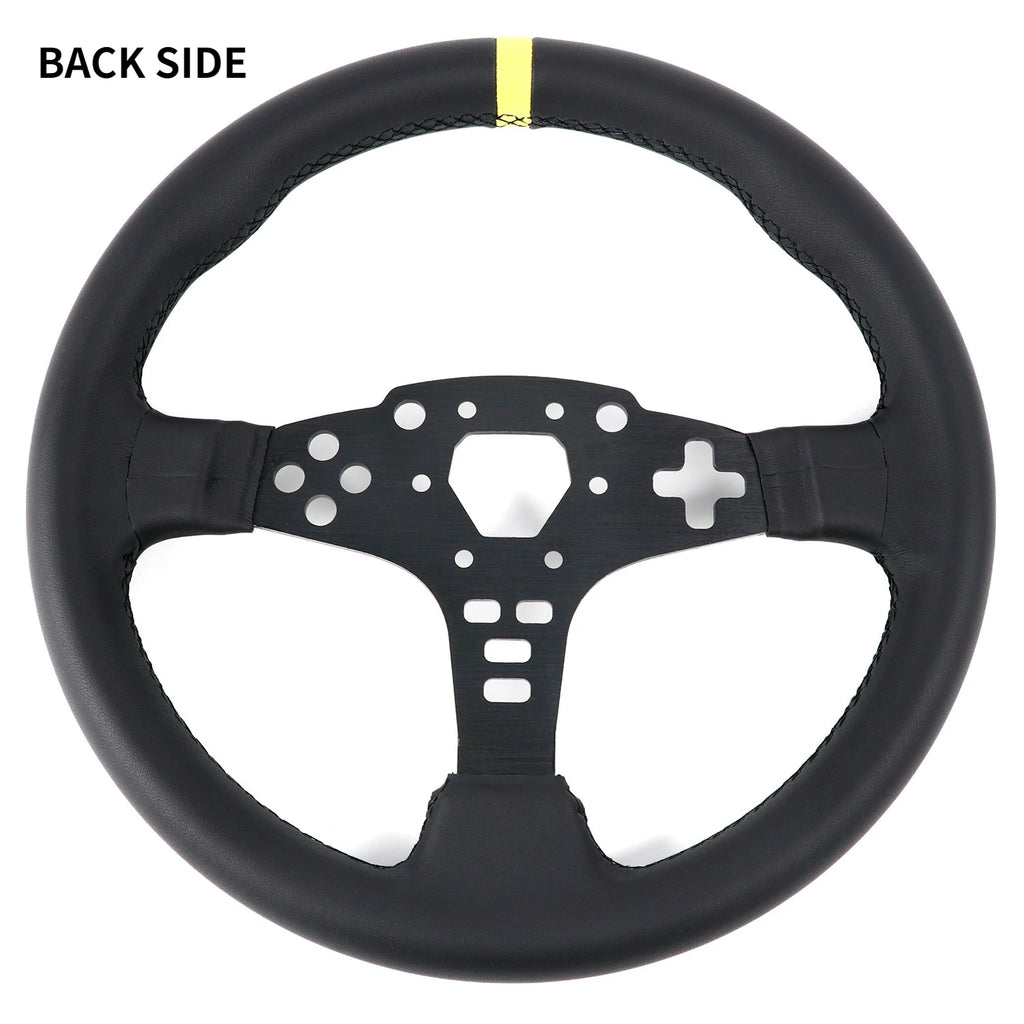 ES&ESX R3 R5 12inch/305mm Generic Replacement Sim Racing Steering Wheel Come with Paddle Shifter Extension