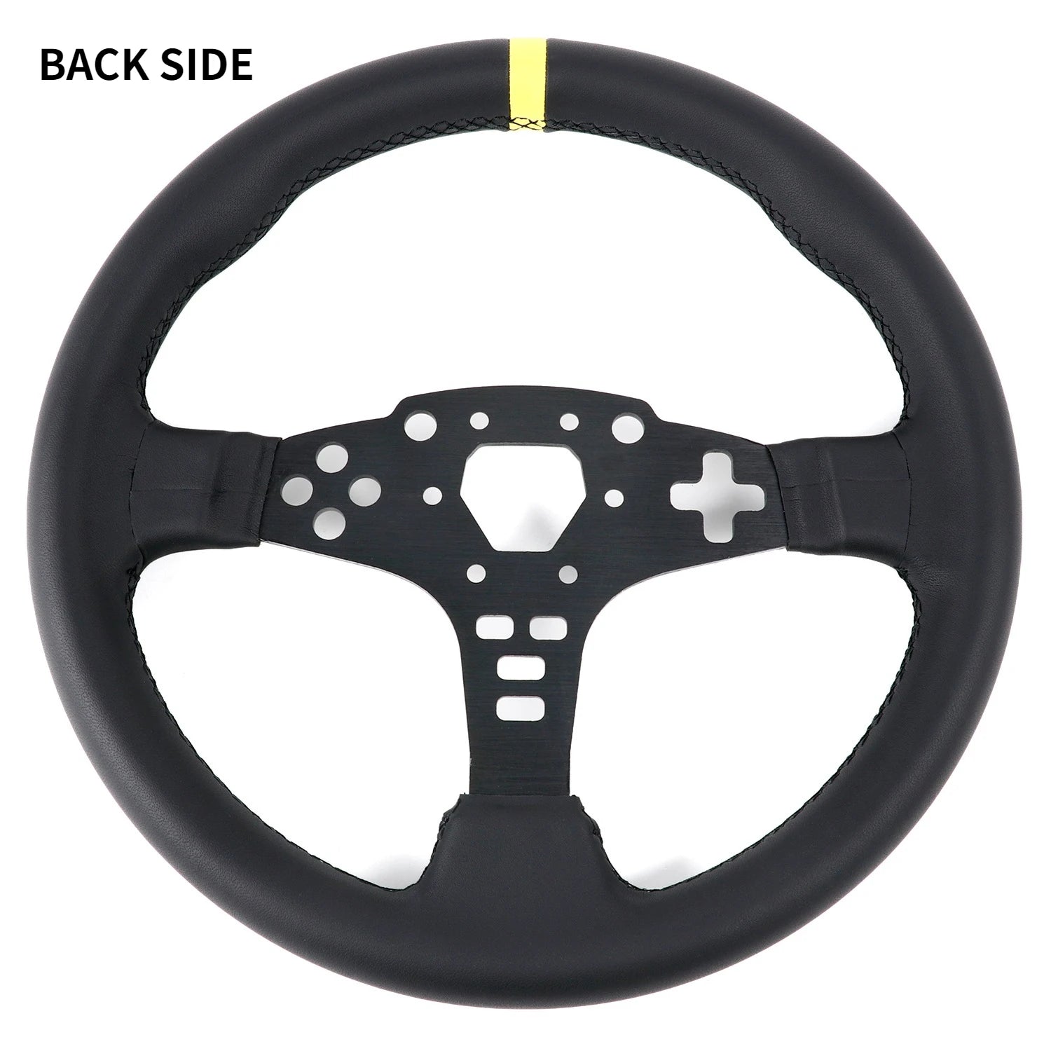 ES&ESX R3 R5 12inch/305mm Generic Replacement Sim Racing Steering Wheel Come with Paddle Shifter Extension
