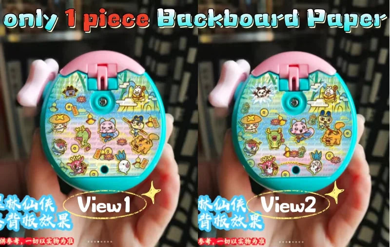 IN STOCK Cannot Be Past Dynamic Lenticular Tamagotchi Paradise Cartoon Characters Diy Handmade Panel Paper And Backboard Paper