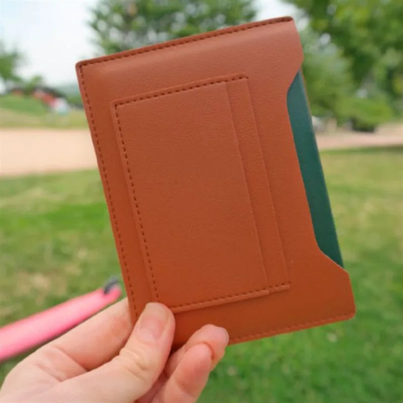 Unisex Passport Cover - Waterproof PU Leather with Multi-Slots - Portable Card Holder for Women & Men