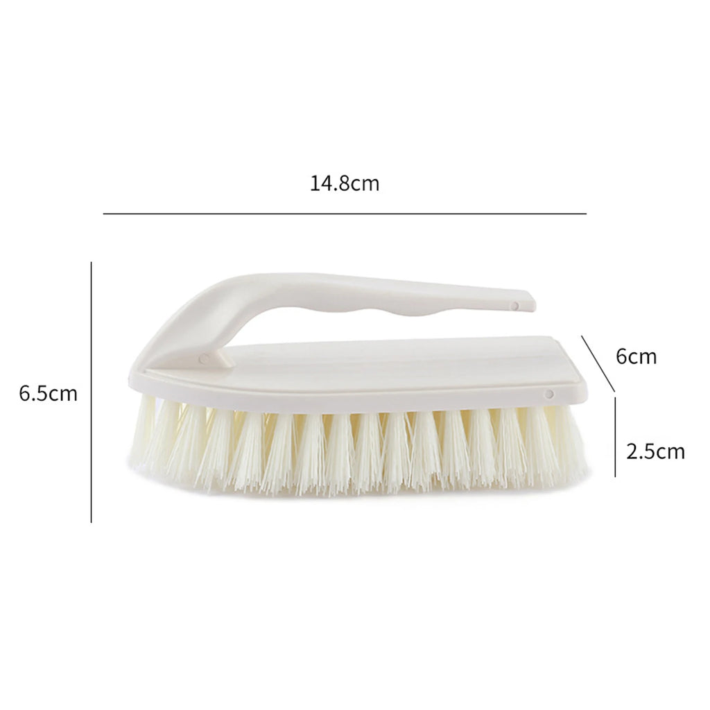 Multi-purpose Cleaning Brush Plastic Shoe Brush Heavy-duty Scrub Brush With Handle Non-slip Brush Hard Bristle Cleaning Brush
