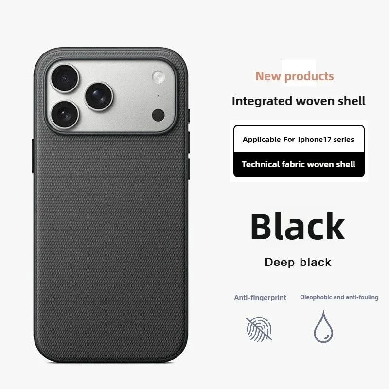 New Original Technology Woven Magnetic Case For iPhone 18 Pro 17 16 15 14 13 Pro Max For Magsafe Wireless Charger Official Cover