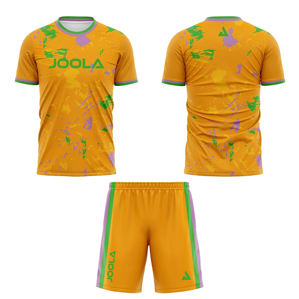 2026 Breathable Quick-drying Men's Table Tennis Apparel Short-sleeved T-shirt And Shorts Set Badminton Drawstring Pocket Shorts