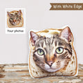 IHX Custom 3D Pet Cat Weird Pillow,Funny Custom Dog Animal Shape Ugly Pillows,Personalized 3D Human Head Photo Portrait Pillow