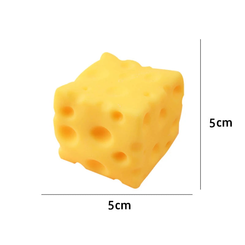 Giant Cheese Squeeze Toy Extra Large Size Cheese Squishy Fidget Toys Slow Rebound Shapeable Venting Ball for Adults Gifts