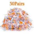 Separately Packaged Soft Foam Anti-Noise Earplugs 10-50Pairs– Suitable for Work, Study, Sleep, Travel & Reducing Aircraft Noise
