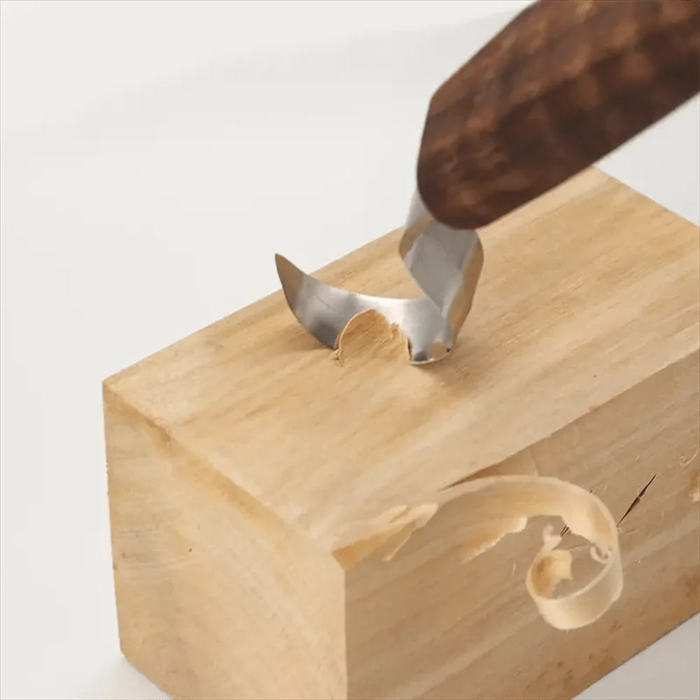 Carving Tool Set, Wood Carving Tools, Wood Carving Hook Knife, Right Hand Bowl and Cup, Suitable for Beginners