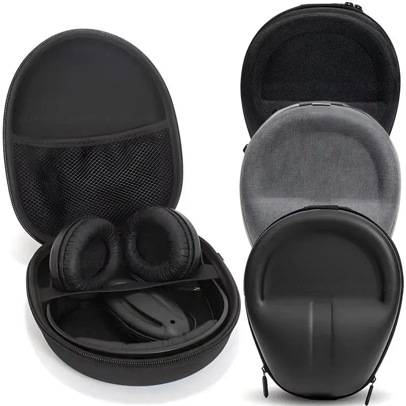 ❤️High-capacity Headset Headphone Case Travel Earphones Shockproof Storage Box EVA Headphone Protective Bag Universal Protective