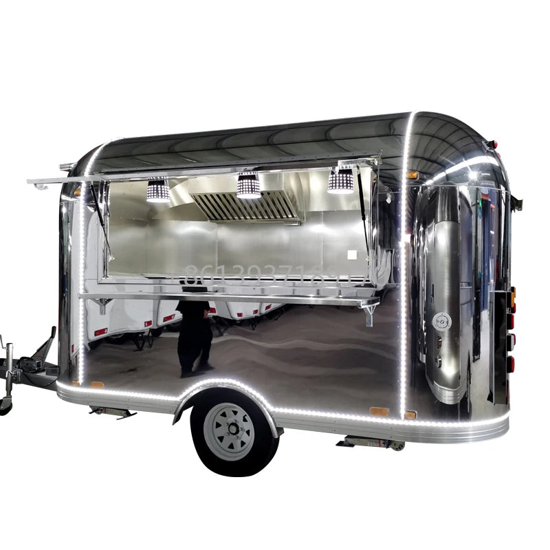 Small Mobile Electric Snack Machines Fast Food Container Trucks Truck Trailer with Full Kitchen for Food Shop Sale in Usa