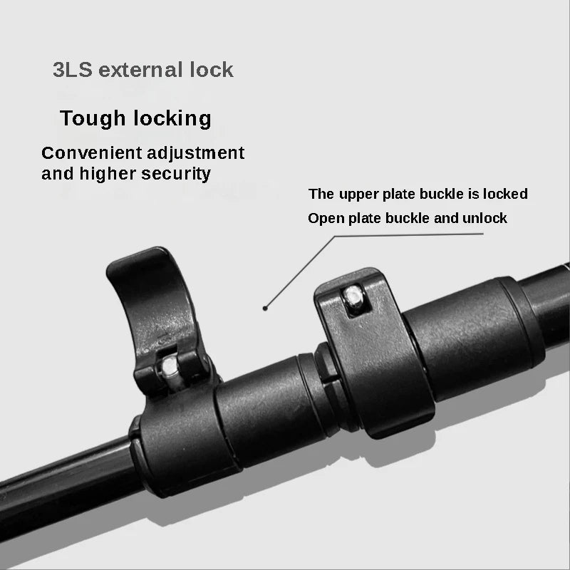 1pcs Aluminum Outdoor Hiking Anti Shock Walking Sticks Telescopic Trekking Climbing Poles Ultralight Walking Canes 135CM
