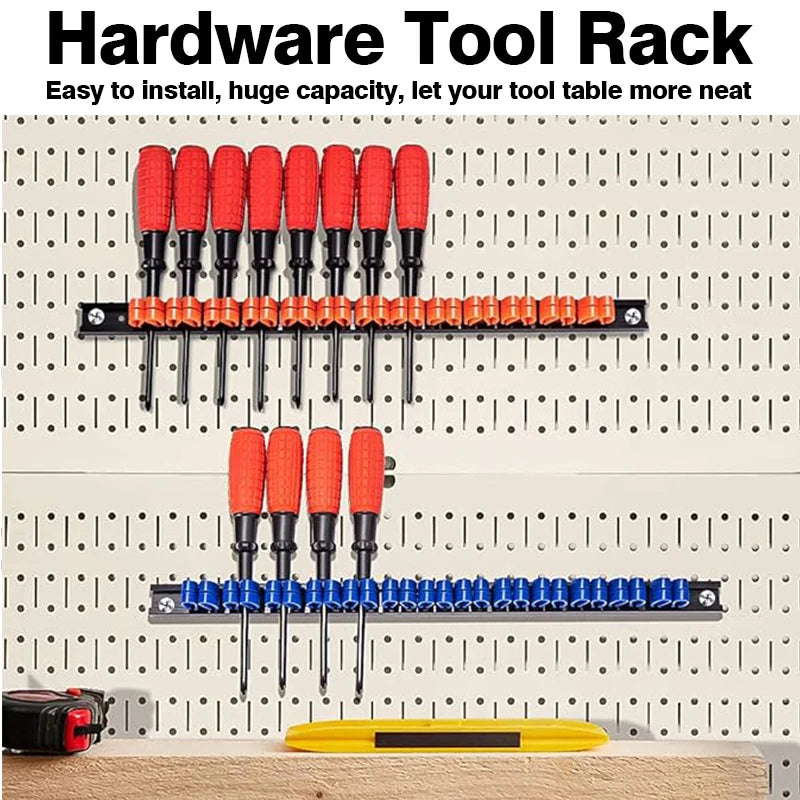 Screwdriver Organizer Wrench Organizer Hand Tool Holder Display Rack For Workshop Vice Wrench Storage Rack Accessories