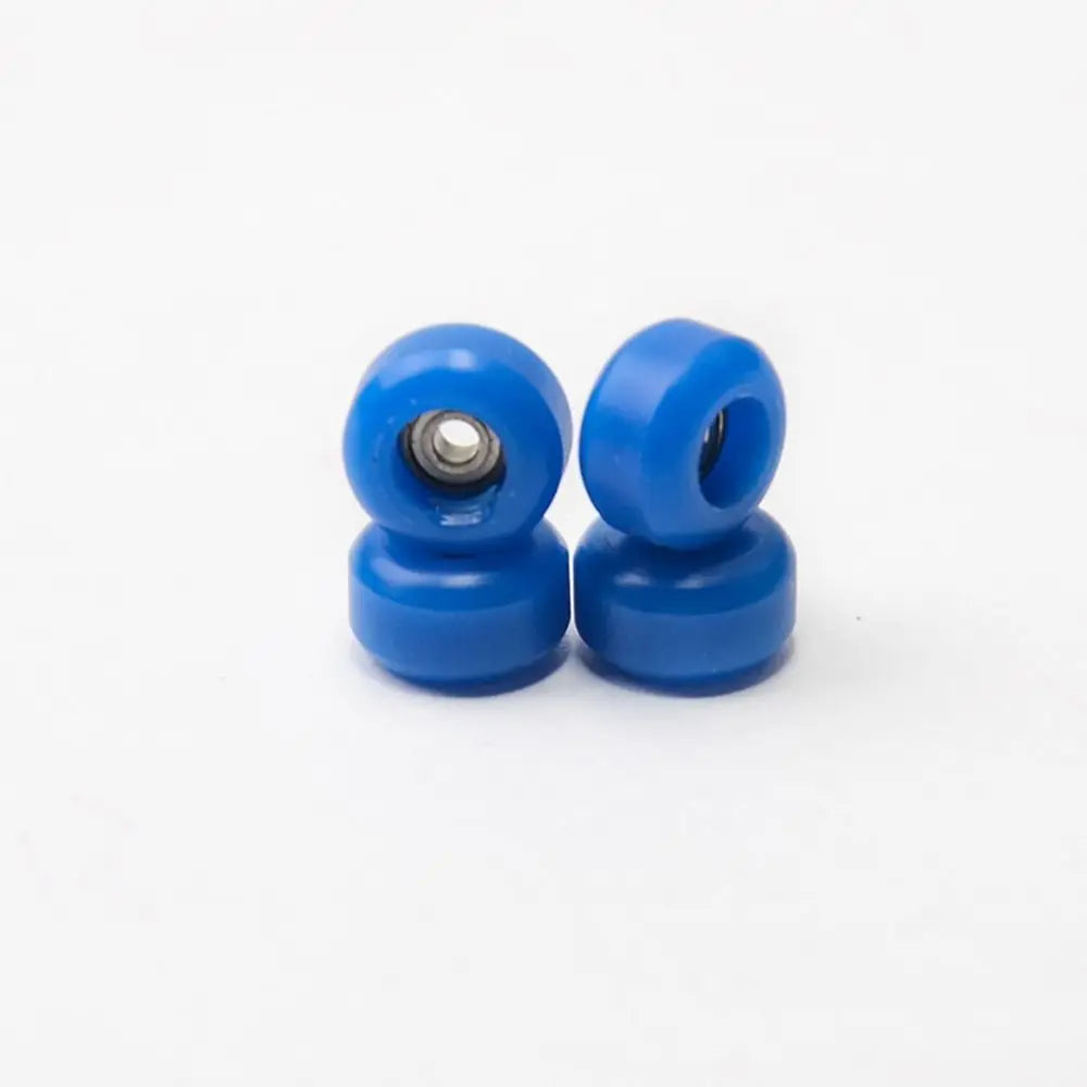 4Pcs Durable Professional Bearing Wheel Urethane PU Metal Fingerboard Wheels CNC Mini Finger Skate Board Accessory
