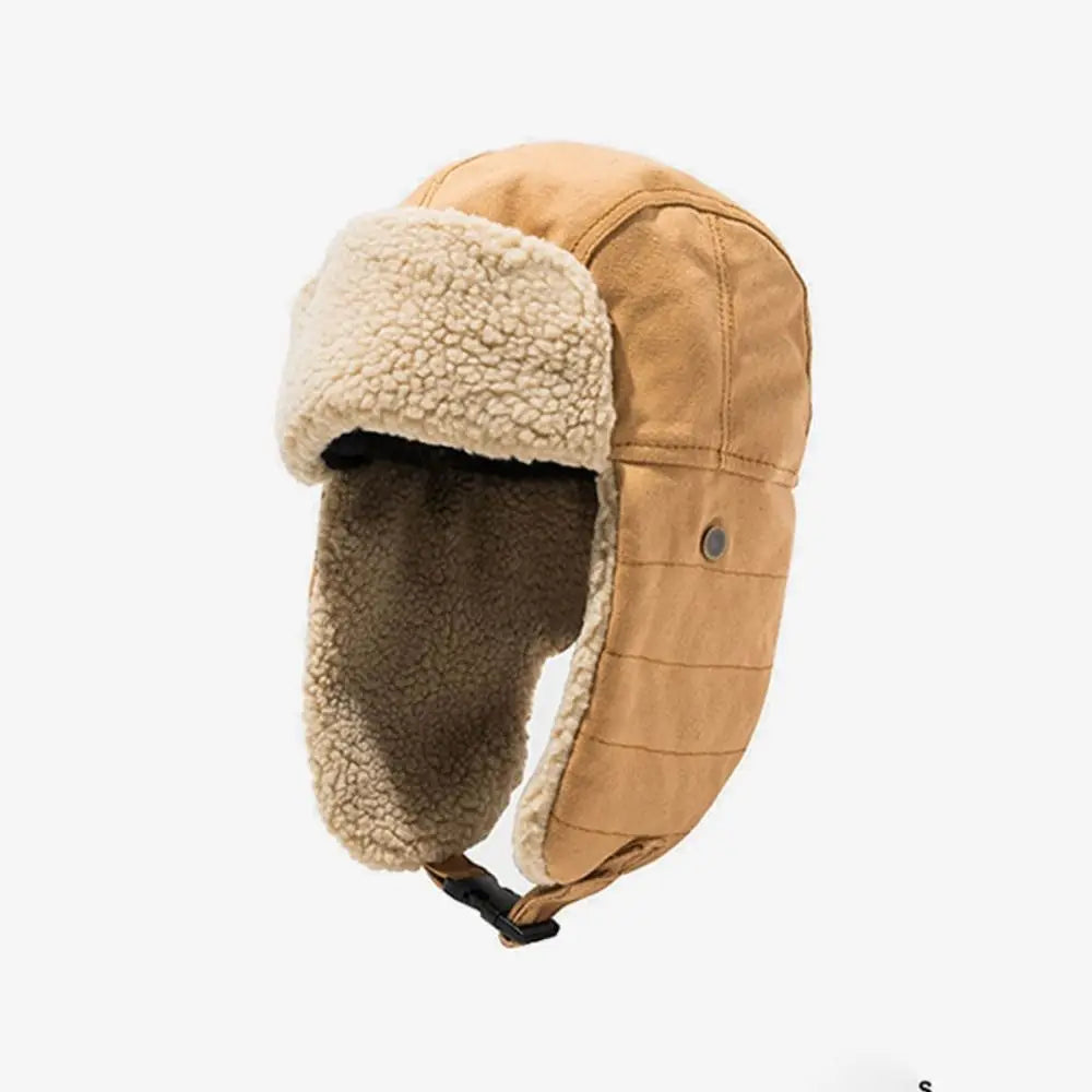 Casual Windproof Winter Bomber Hats Thickened Warm Accessories Warm Snow Cap Ear Protection Winter Ski Caps for Men Women