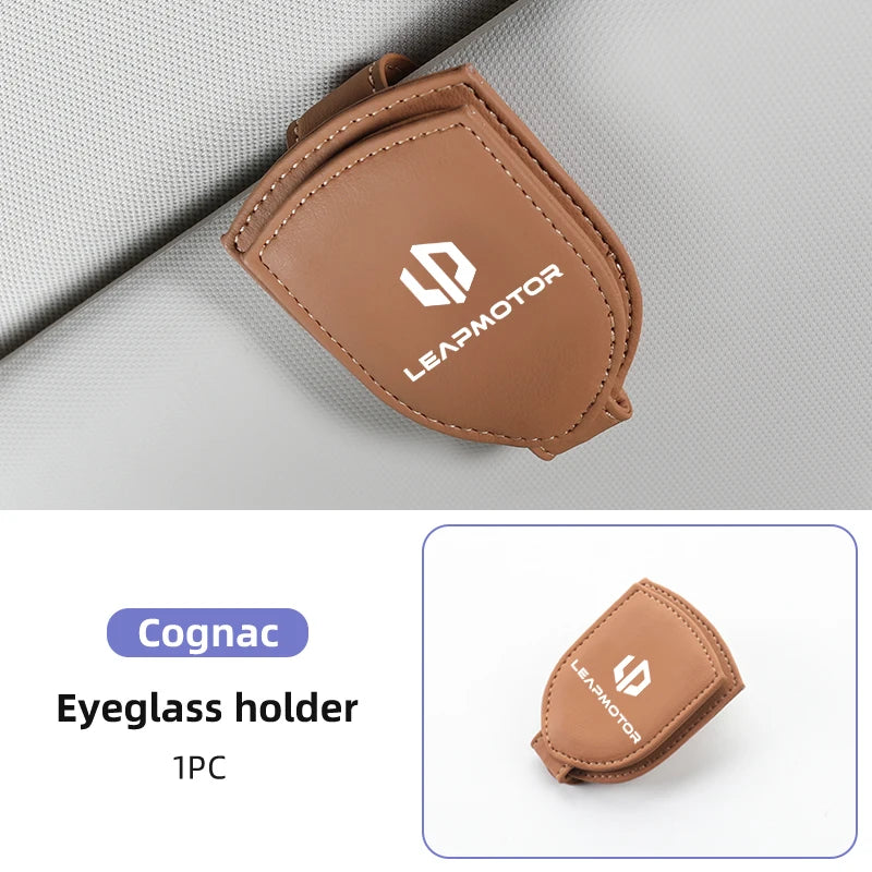Sunglasses Holder Car Sunshades Magnetic Sunglasses Clip Ticket Clip For Leapmotor T03 S01 C11 C01 Leap Motor