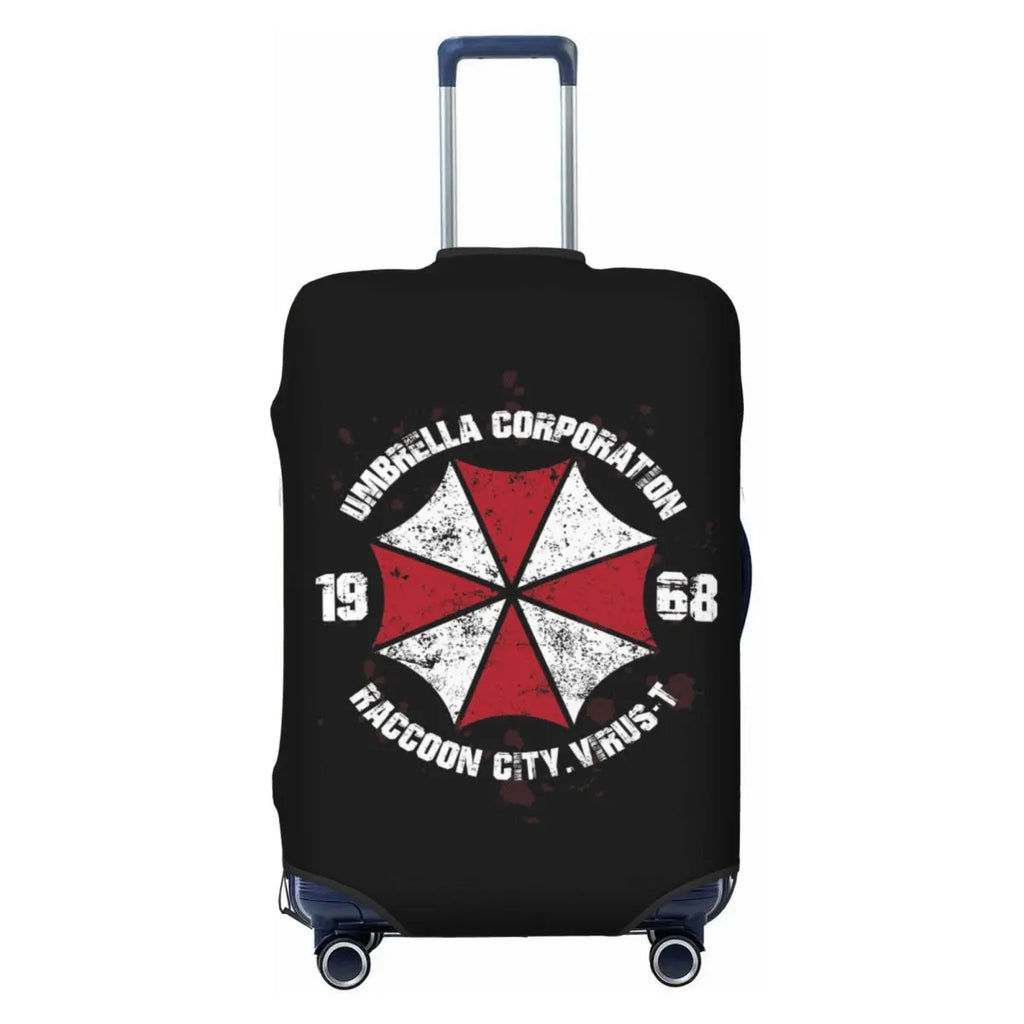 Movie Game Corporation Umbrellas (3) Suitcase Cover Protection Elastic Travel Luggage Protector Covers for 18-32 Inch