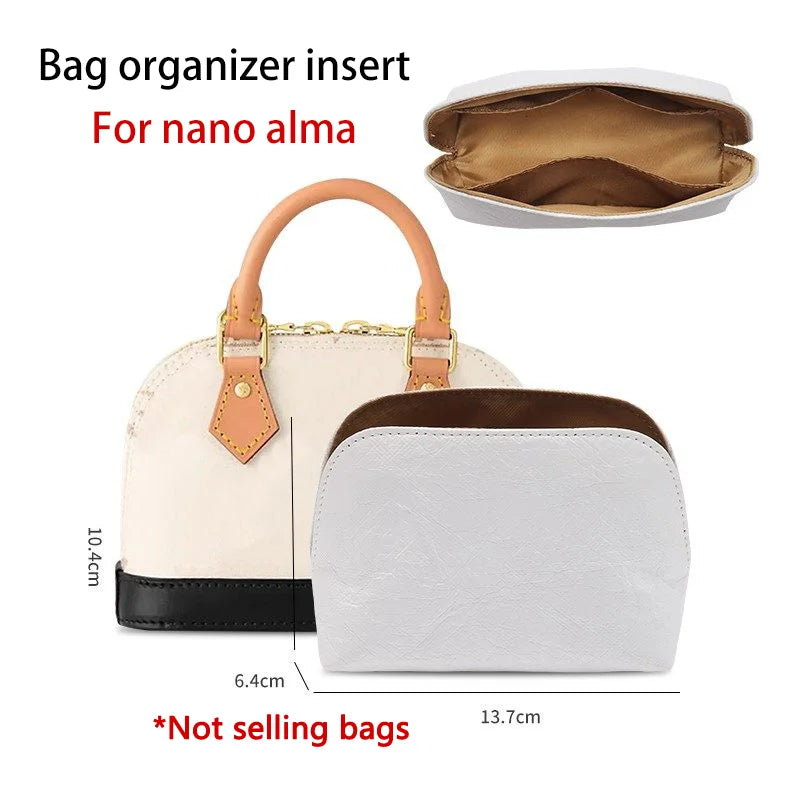 Bag Organizer Insert For Alma bb Durable Fashion Wateproof Gift Bag Support Storage Inner Modification Bag Accessories