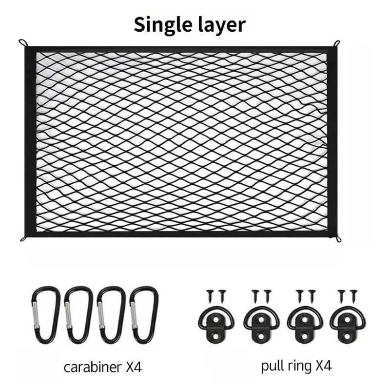 Travel General Luggage Network SUV Suitcase Mesh Cover Trunk Storage Tool Roof Rack Picnic Truck Fixing Accessories