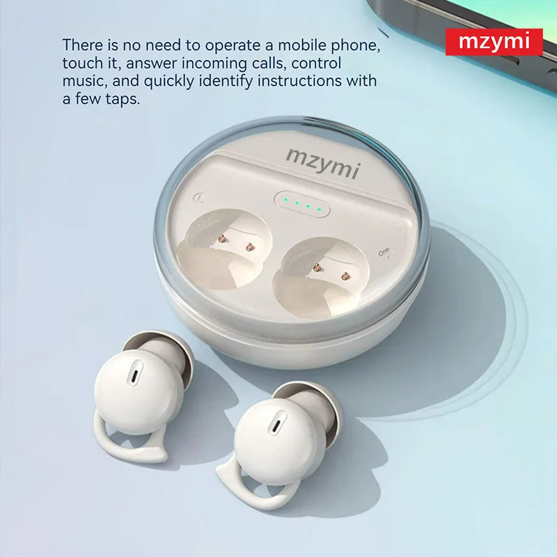 MZYMI Q26 Wireless Sleepbuds Bluetooth Earphones Sleeping Earbuds Invisiable Comfortable Noise Reduction Headphones TWS Headset