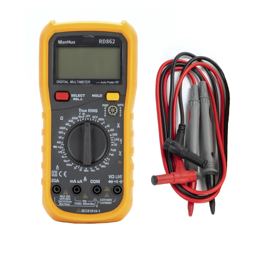 Digital Multimeter RD862 DC AC Voltage Diode Freguency Multifunction Volt Test Professional Current Voltmeter Ammeter Meter