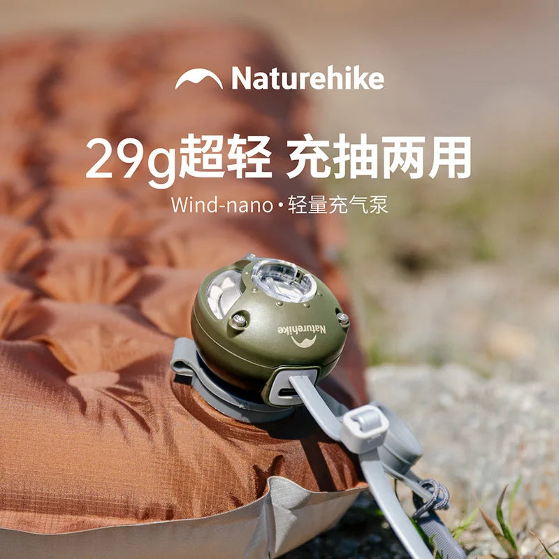 Naturehike Mini Electric Inflatable Pump Wireless Air Compressor Inflator Deflate Air Pumps for Hiking Camping Equipment