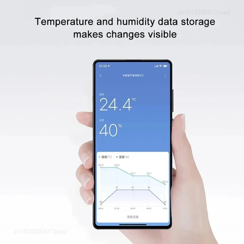 Xiaomi MIJIA Smart Hygrometer Thermometer 2 Bluetooth Wireless Electric Digital Hygrometer Thermograph With Mijia APP Smart Home