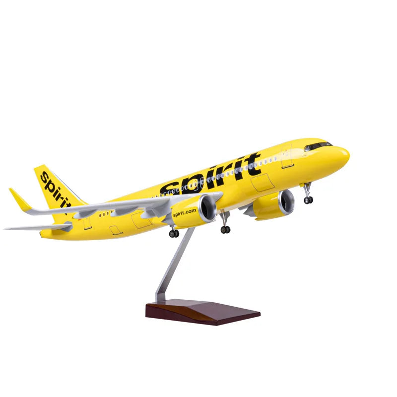 47cm Model Airplanes A320NEO Series 1/80 Scale Aircraft Resin Toy Planes Aviation Miniature Souvenir Plane Toy Christmas Gifts