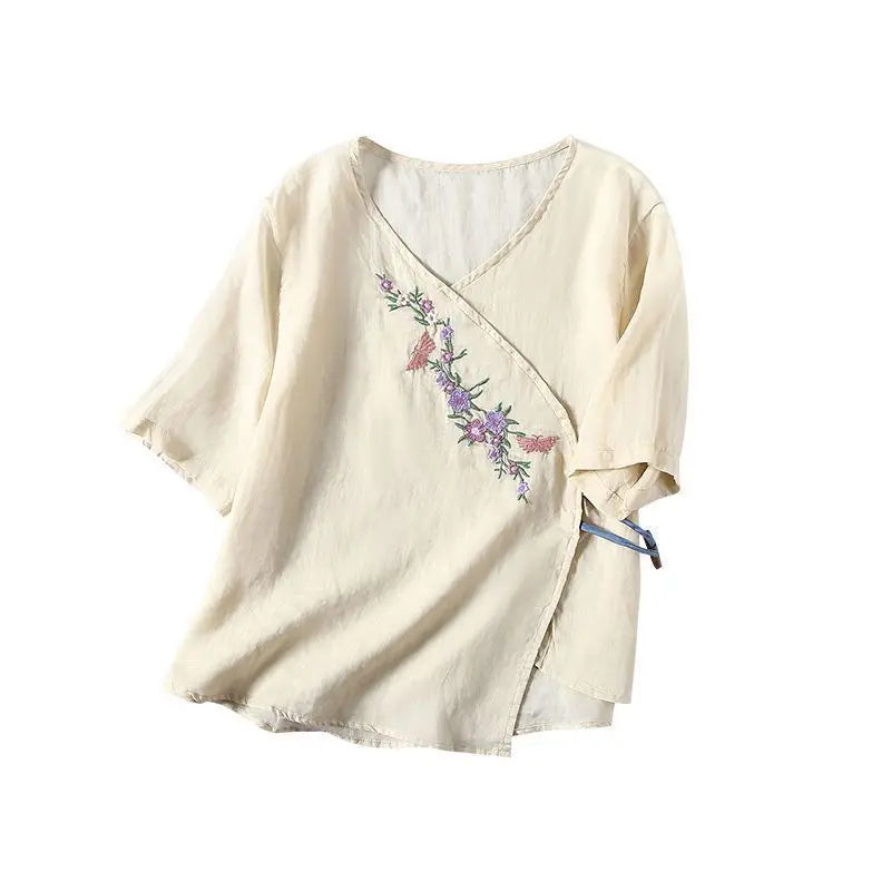 Plus Size Women's Summer Casual Fashion T-Shirt Loose Thin Office Lady New Arrival Trendy Comfortable Breathable