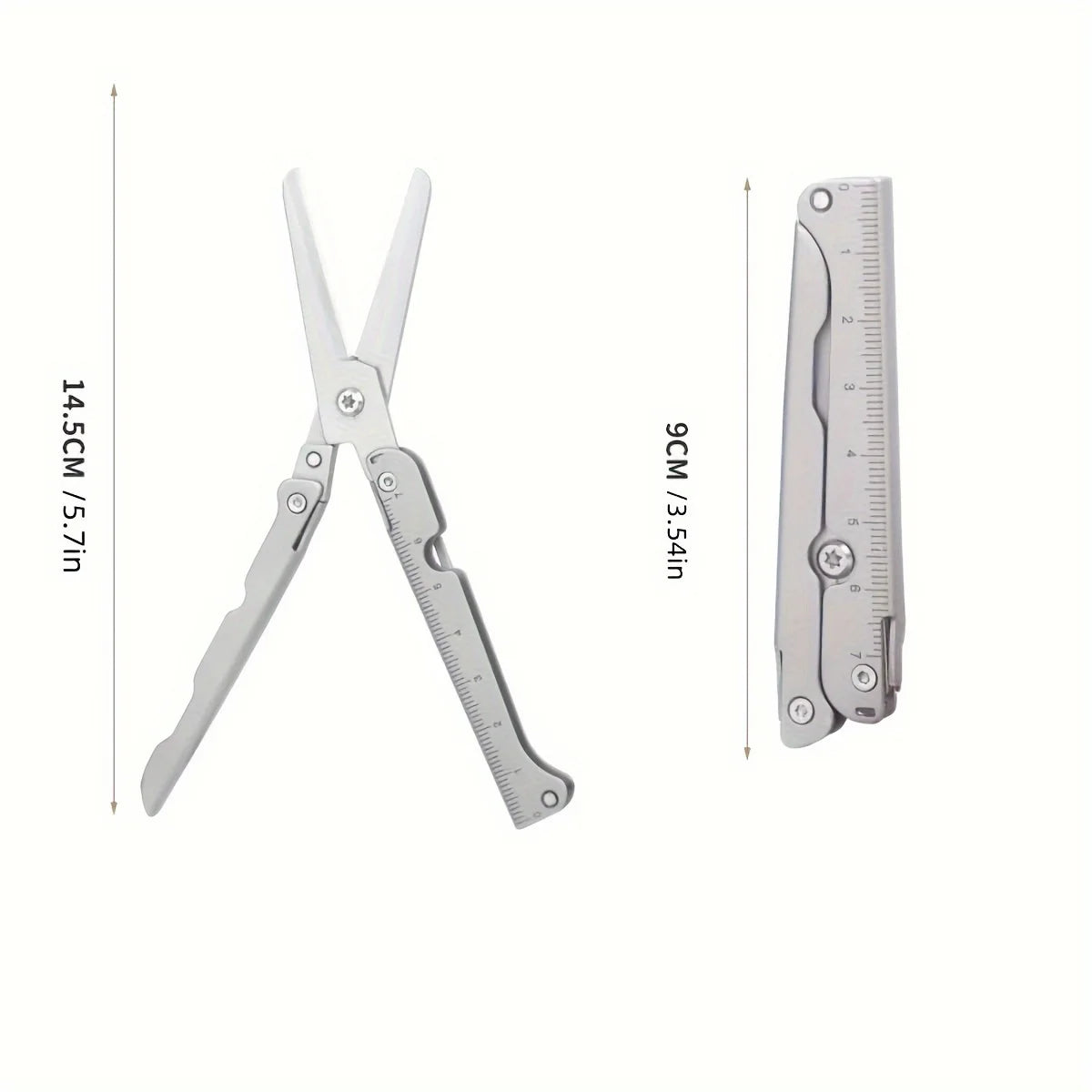 Outdoor Portable folding stainless steel multifunctional scissors camping, hunting, fishing multifunctional Outdoor small tool