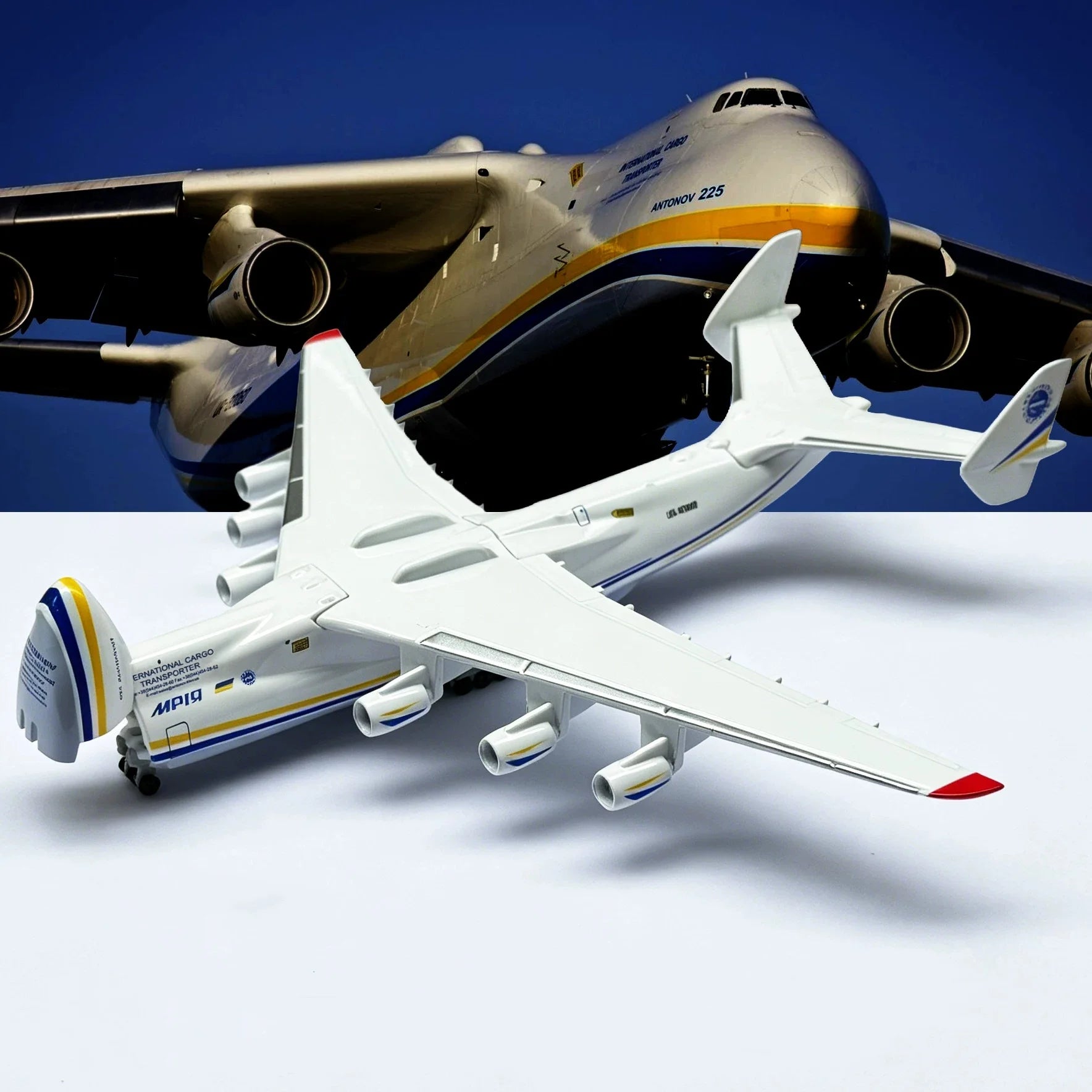 20CM an225 Model Airplane Openable Cabin Scale Aircraft Replica Alloy ANTONOV 225 Mriya Airlines Authentic Collectible Gift
