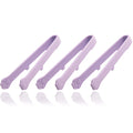 3Pcs Silicone Ice Tongs Bread Cake Clamps Salad Coffee Sugar Cubes Clips for Restaurant Bar Party Serving Tongs Kitchen Tools