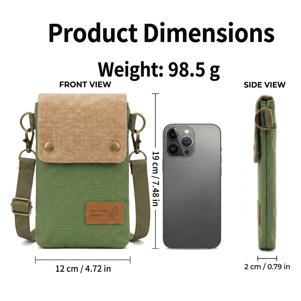 Pomelo Best Lightweight Casual Cell Phone Crossbody Bag Multi Pocket Snap Flap Shoulder Bag for Women Travel