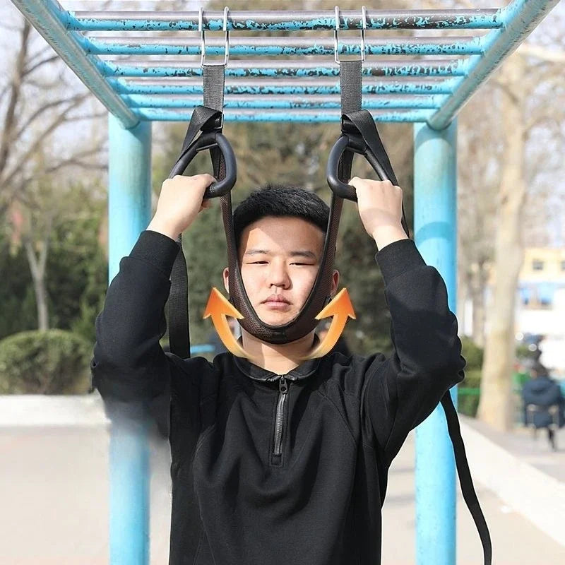 Cervical Traction Belt Strap Cervical Horizontal Bar Suspension Household Traction Belt Neck Suspension Neck Stretching Device