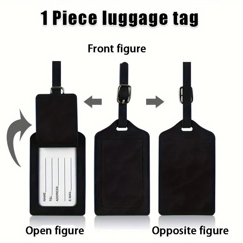Luggage Tags for Suitcases Baggage Tags with Privacy Protection, Travel Essentials Luggage Accessories