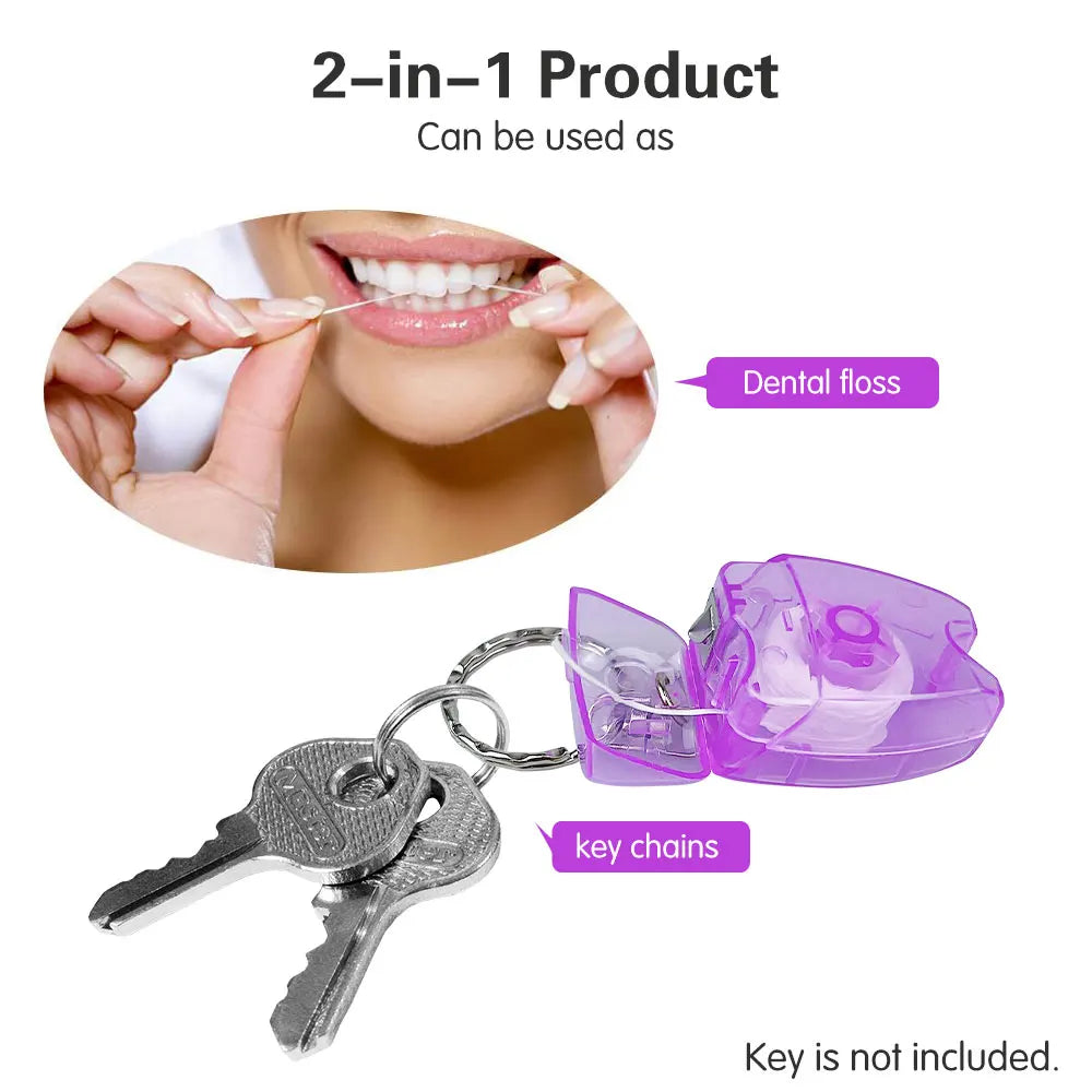 Customize logo 100pcs Dental Floss Interdental Brush box Stick Tooth Cleaning Portable 15m Wire Teeth Care Oral Care Hygiene