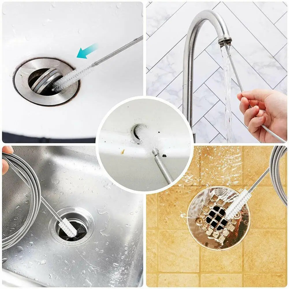 Long Flexible Refrigerator Drain Dredge Car Sunroof Door Windshield Drain Tube Pipe Cleaning Brush Fridge Drain Hole Dredge Tool