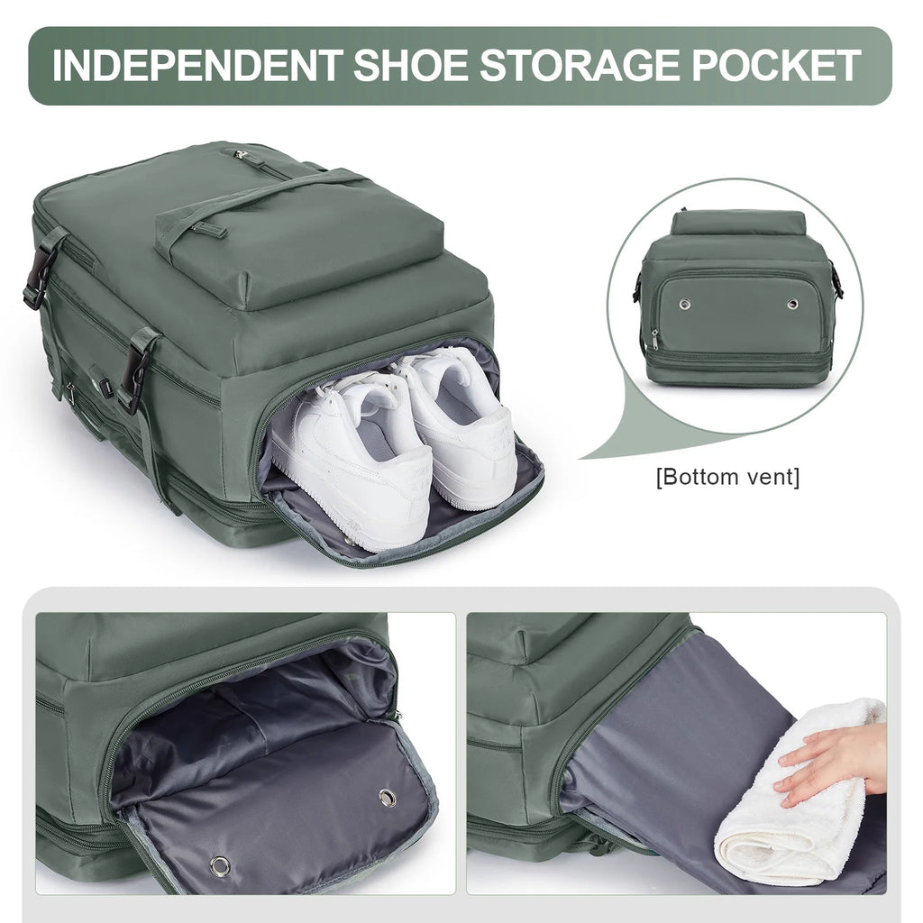 Backpack for Women Men Waterproof Air Travel Backpack Hand Luggage Laptop Bags Large Capacity Expansion Backpack Shoulder Bag