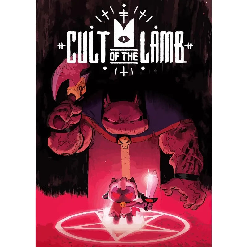 Classic Video Game Cult of The Lamb Anime Adventure Posters Print Canvas Painting Modern Wall Art Kids Bedroom Home Decor Gift