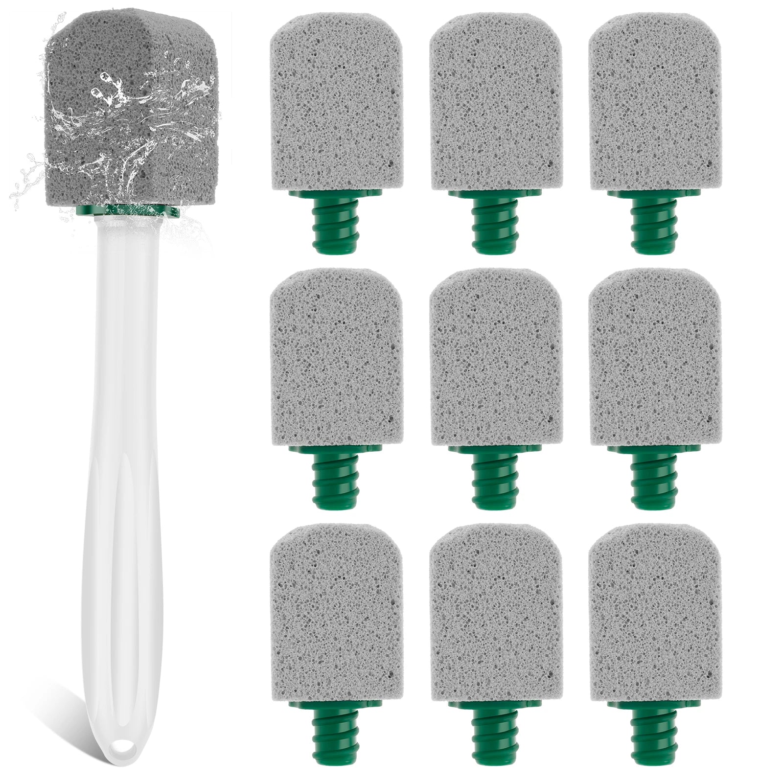 10Pcs Pumice Stone Cleaning Stick Toilet Rust Stain Removal Brush Bathroom Tile Sink Seat Toilet Bowl Cleaner Stick Tools