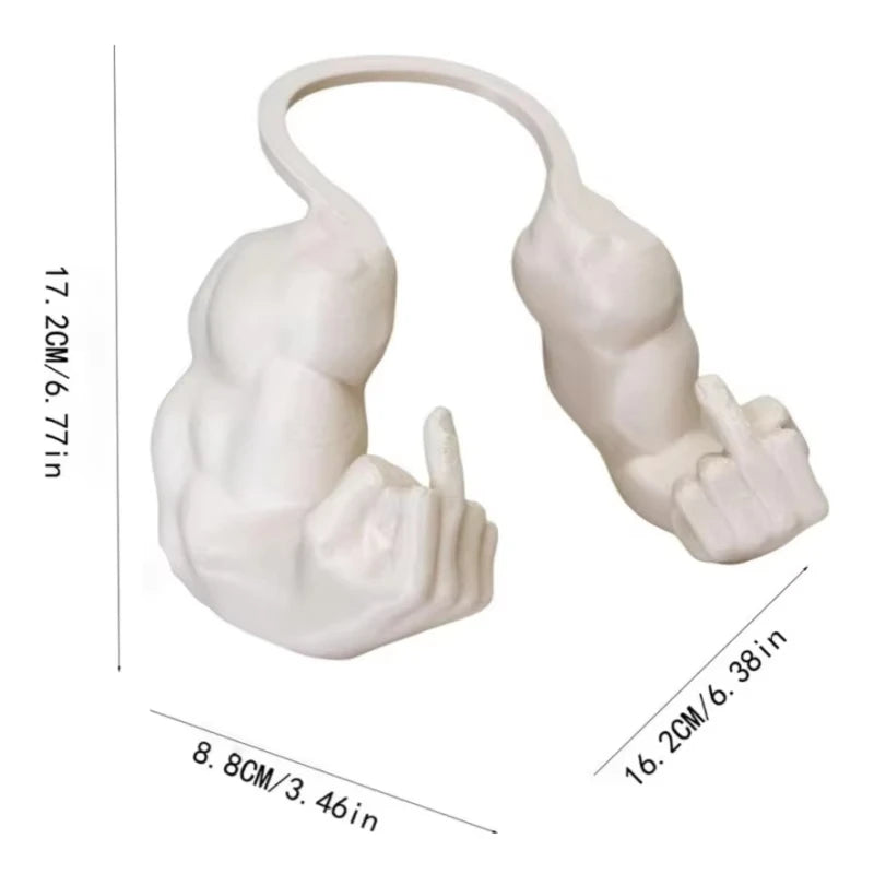 Middle Finger Cat Muscle Arm - 3D Printed Neck Arm Muscle Texture, Fun Pet Accessories, Halloween Cat Accessories