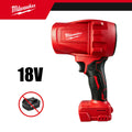 Milwaukee Cordless Blower 700W 30000RPM Brushless Motor Leaf Blower for Snow Removal Dust Cleaning Variable Speed Tool Only