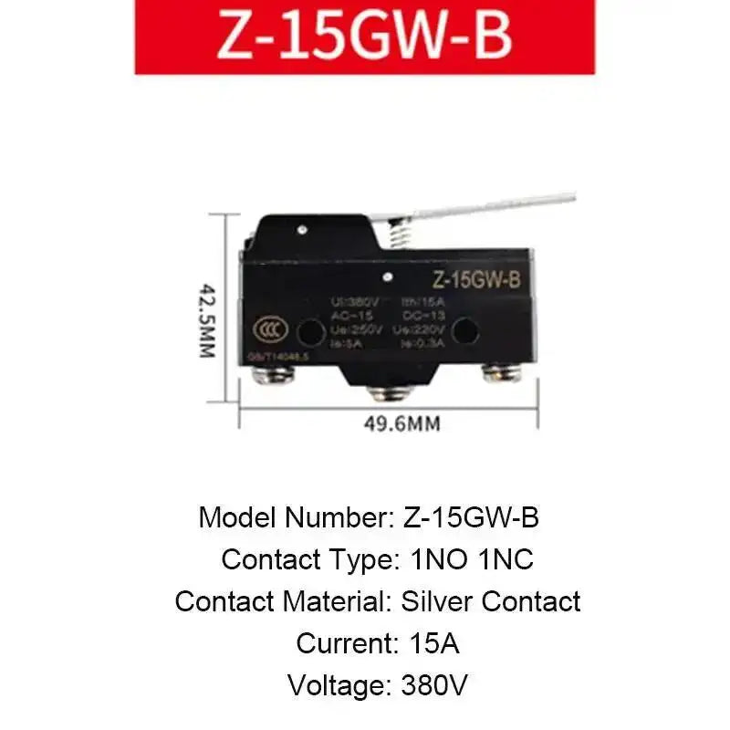 5pcs Micro Limit Switch Small Limiter Travel Switches LXW5-11G1/G2/Q1/M3 Screw Foot 1NO 1NC Silver Contact