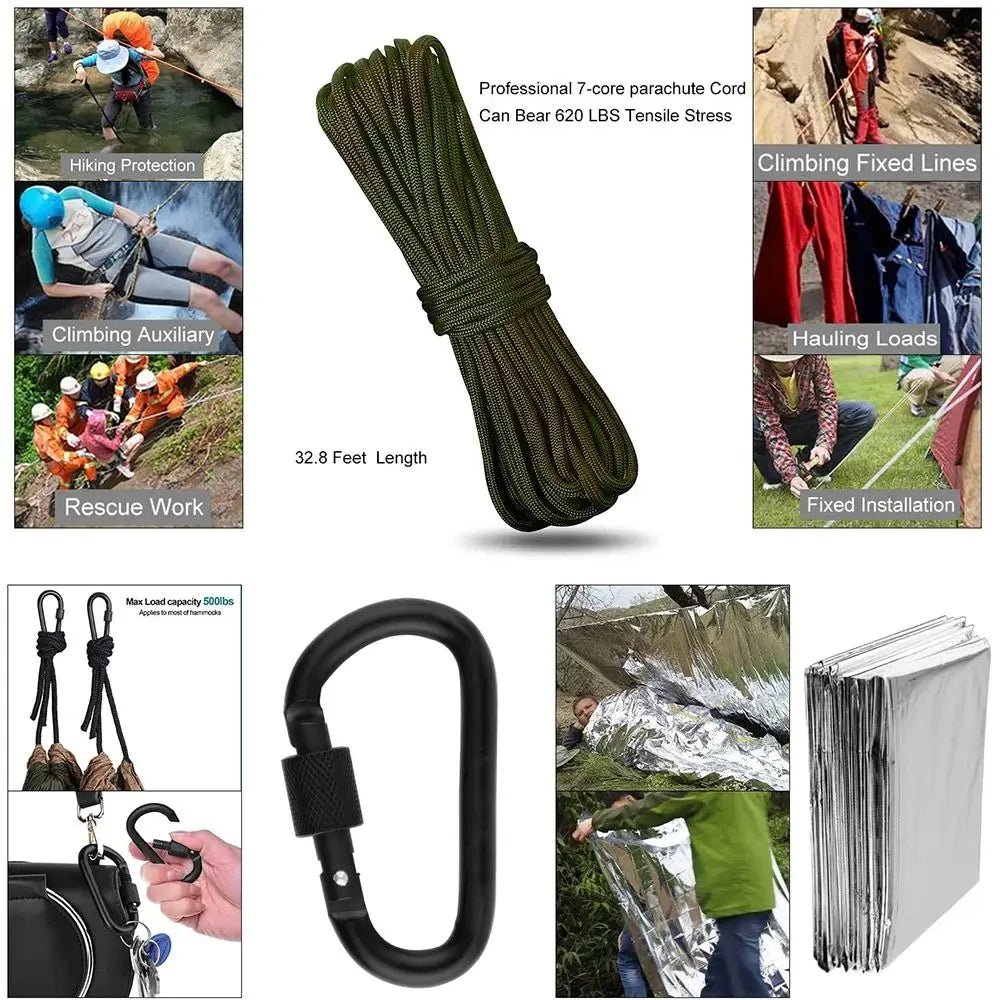 Portable Survival First Aid Kit Full Set Molle Outdoor Gear Emergency Kits Camping Hiking Trauma Bag First Aid Kit Outdoor IFAK