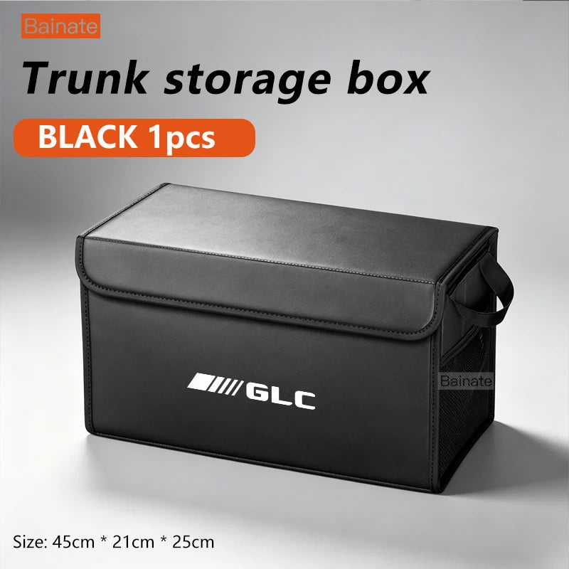 Car Trunk Foldable Storage Box For Mercedes-Benz GLC C253 C254 X253 X254, Multi-Functional Auto Interior Storage Accessories