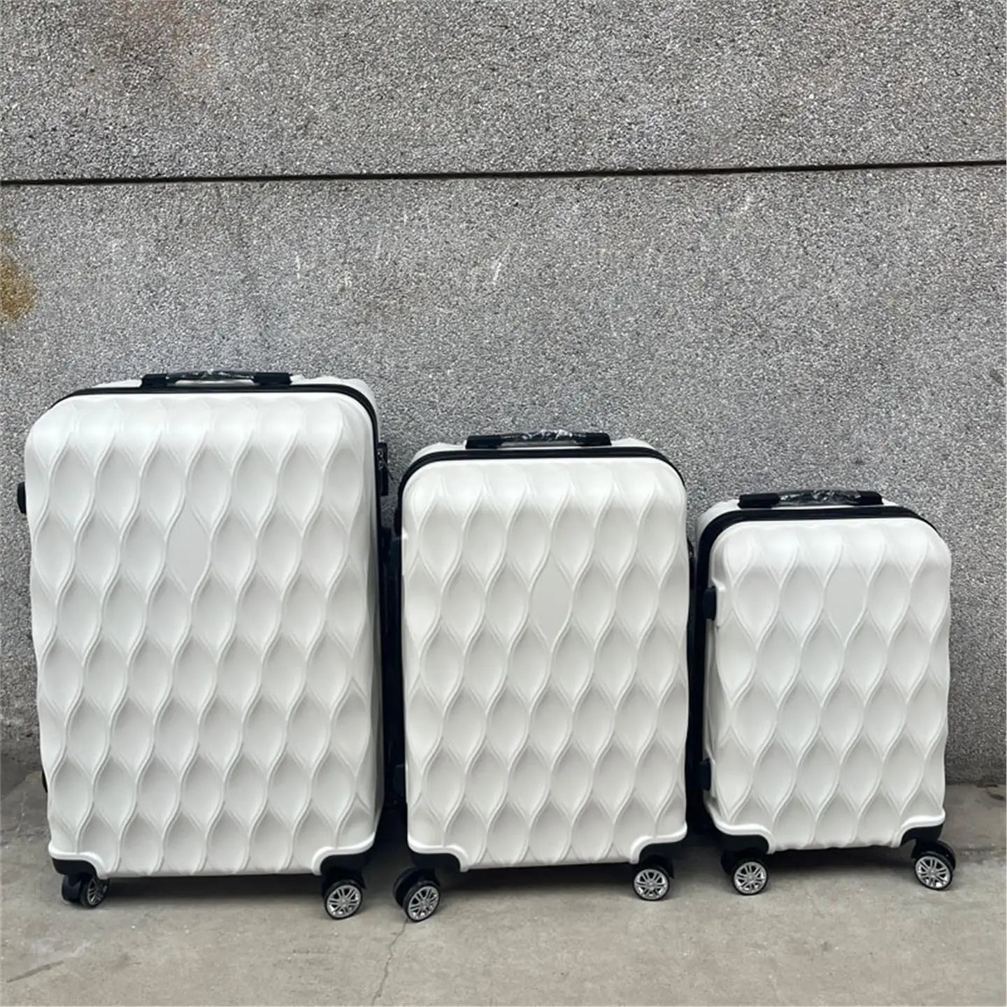 Four-Piece Set ABS Universal Wheel Luggage Travel Suitcase Carry-On Bag Set for Travel And Business Trip in 14202428 Inches
